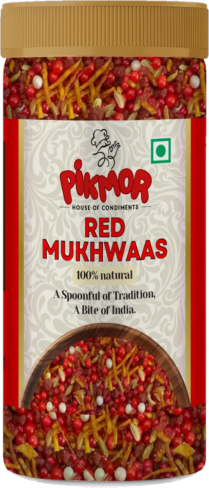 Red Mukhwaas jar